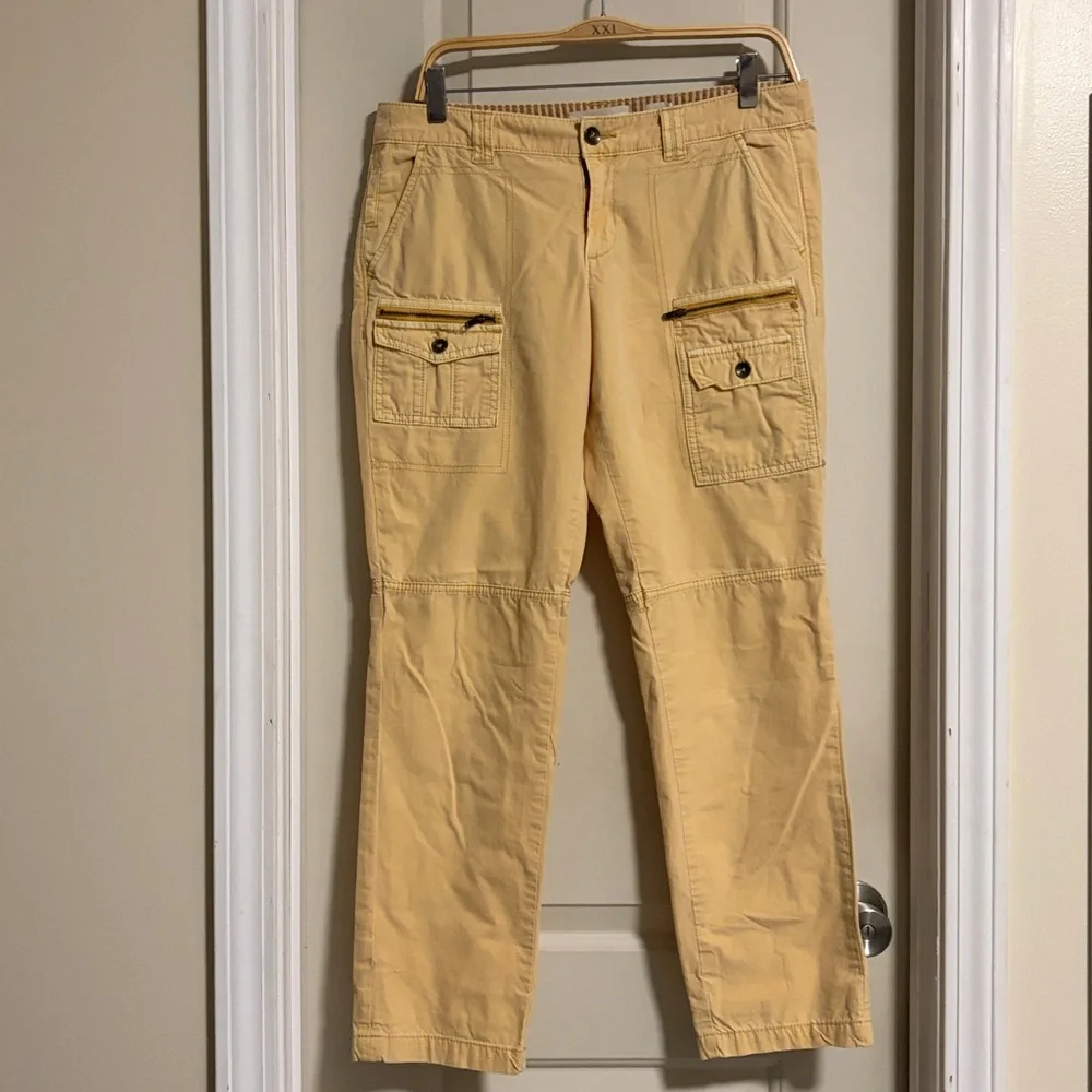 Anthropologie Hei Hei Pants Womens 29 Khaki The Wanderer Straight